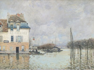 The Flood at Port-Marly, 1876 by Alfred Sisley